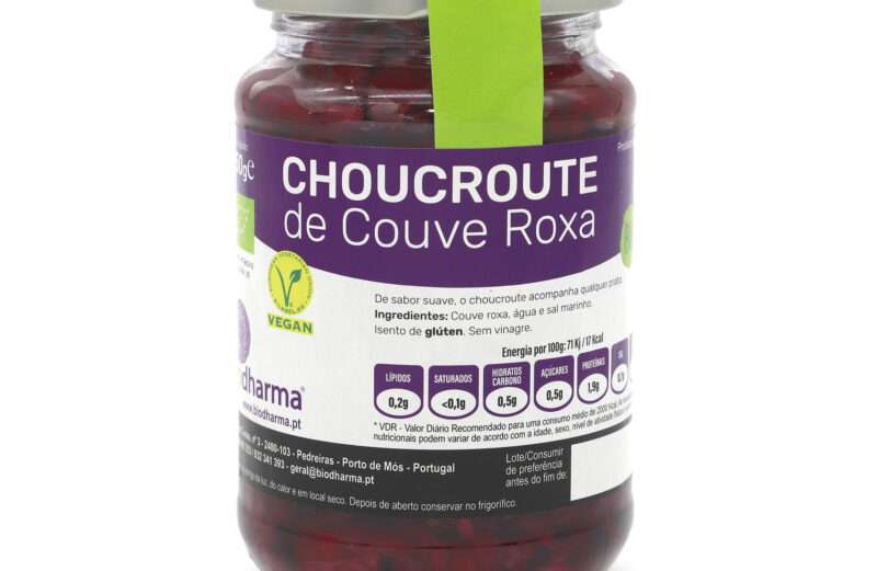 Choucroute Couve Roxa Bio